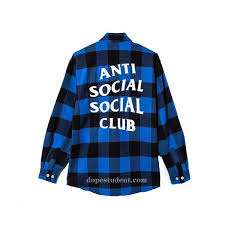 Anti Social Social Club Assc Flannel Shirt Dopestudent