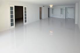 white glossy laminate floors modern