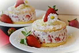 hd wallpaper strawberry cakes on
