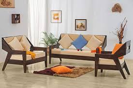 simple wooden sofa set designs the