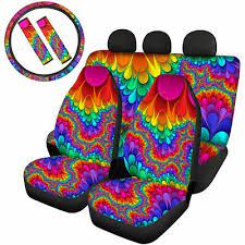 Tie Dye Patterns Car Seat Covers