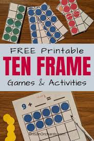 free printable ten frame games