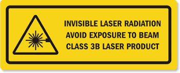 invisible laser radiation class 3b