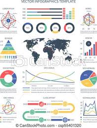 Business Vector Infographics Statistics Data Charts Graphs And Visualization Elements For Presentation