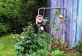 Through The Vintage Metal Garden Gate