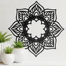 Black Mandala Wall Art Black Country