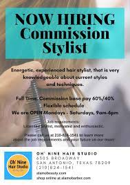 Get salon prices, coupons, hours and more. Now Hiring Commission Hairstylist Oh Nine Hair Studio Has Stations Available Commission Hairstylist Apply At Stylists Salon Marketing Hair Salon Stations