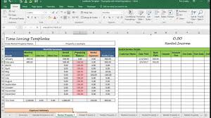 Rent Collection Spreadsheet Landlord Template Demo Track