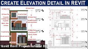 in revit 16x48 house design tutorial