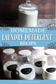 homemade laundry detergent recipe an
