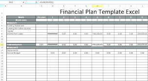 Monthly Financial Planner Template Management Sample Plan