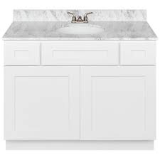 42 inch white bathroom vanity with top. White Bathroom Vanity 42 Cara White Marble Top Faucet Lb3b Walmart Com Walmart Com