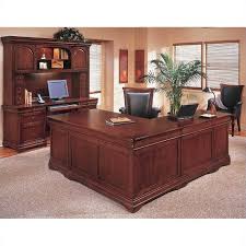 The frame is made of heavy duty powder coated steel which ensures stability and durability. Flexsteel Rue De Lyon Executive L Shaped Desk In Ruby Cabernet Right Walmart Com Walmart Com