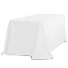 white tablecloths for hire all sizes