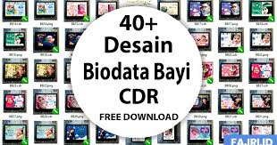 Jual kartu nama bayi marhaban kota bandar lampung dewi printing tokopedia. Download 40 Desain Biodata Bayi Cdr Gratis Fajri Id