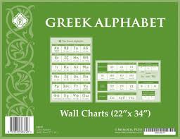 Greek Alphabet Wall Charts
