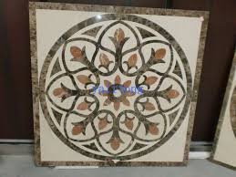 floor medallions made by marble and