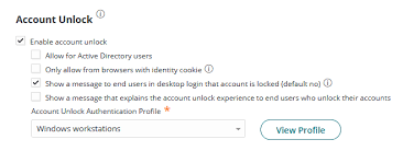 The user account is unlocked by the one identity manager service. Configure Self Service Account Unlock Cyberark Docs