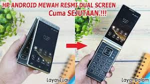 However, the basic criterion of selecting the best cell phone is to be absolutely. Resmi Hp Android Flip Dual Screen Cuma Sejutaan Youtube
