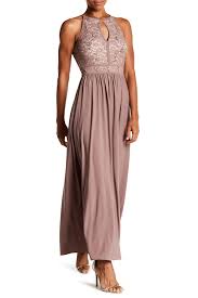 Nightway Venise Keyhole Sequin Top Sleeveless Dress Nordstrom Rack