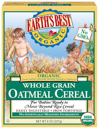 organic baby oatmeal cereal earth s
