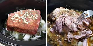 garlic herb slow cooker pork roast