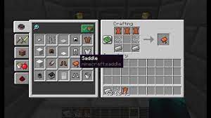 Unfortunately, saddles cannot be made from the furnace/crafting table and instead you must locate them. How To Make A Saddle In Minecraft