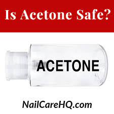 is acetone a safe nail polish remover