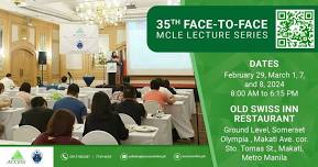 ACCESS FACE-TO-FACE MCLE 35th Lecture Series