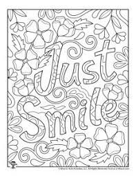 Something to note about these affirmation coloring pages is that they're all laid out vertically, as you can see below. Positive Sayings Adult Coloring Pages Woo Jr Kids Activities