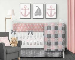 nautical crib set anchor crib bedding