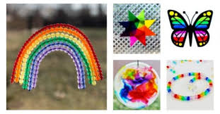 rainbow arts crafts and painting