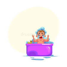 It's natural for babies to fall asleep after a feeding. Baby Crying Bath Stock Illustrations 110 Baby Crying Bath Stock Illustrations Vectors Clipart Dreamstime