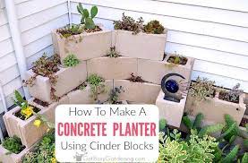 Diy Cinder Block Planter How To Create