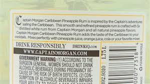 captain morgan pineapple rum half gallon
