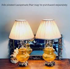 Statement Lamp Lamp Bases Silk Lampshade