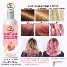 Whether you've decided to take the plunge into permanent change or are just looking for hair colour ideas, you've come to the right place. Pastel Hair Color 200ml Semi Permanent Hair Dye No Need To Mix With Anything Shopee Malaysia