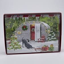 north woods christmas boxed cards by