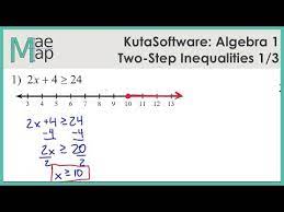 Kuta Algebra 1 Two Step