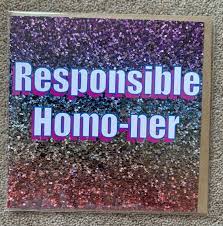 New Home Card responsible Homo-ner Blank Greeting Card - Etsy Australia