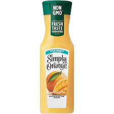 orange with mango 100 juice blend
