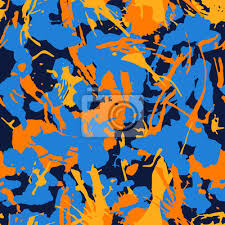 Abstract Colorful Seamless Camouflage