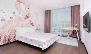 decorate a bedroom with slanted walls