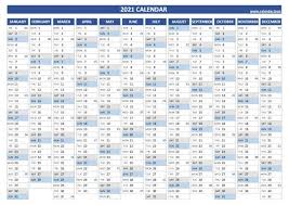 The best of free printable 2021 yearly calendar templates available in editable word format. 2021 Calendar With Week Numbers Calendar Best