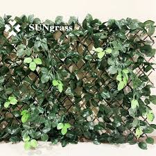Customized Artificial Leaves Fence
