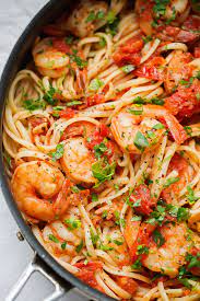 Spicy Shrimp Pasta With Tomatoes And Garlic Recipe Little Spice Jar gambar png