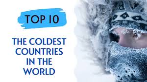 top 10 coldest countries in the world