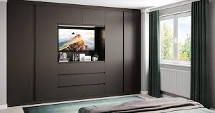 Fitted Wardrobes With Tv Space Made