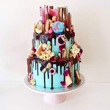Happy Birthday Girly Chocolate Birthday Cake Foto Kolekcija gambar png