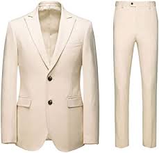 Shop for men's suit vests at amazon.com. Aowofs Mens Suits Slim Fit 2 Piece For Men 2 Button Formal Business Suit Jacket And Pants At Amazon Men S Clothing Store